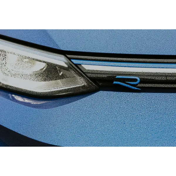 Emblem VW Golf 8 (5H) R 2022 -> | Black / Ultramarine Blue – bilde 2