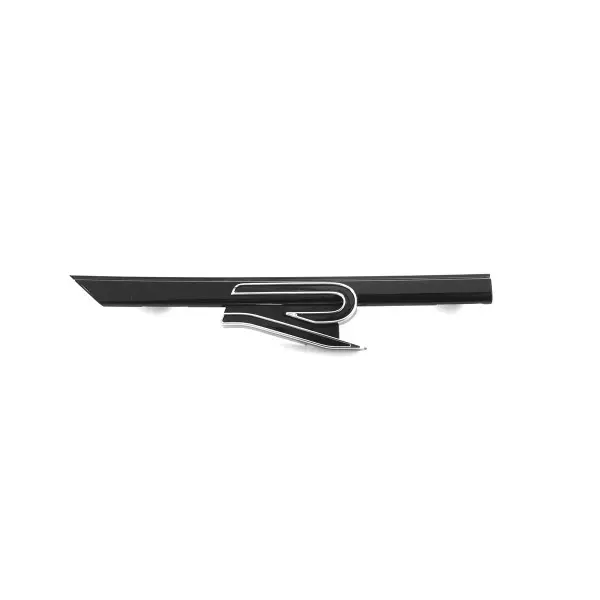 Emblem VW Golf 8 (5H) R-Line 2020 -> | Glossy Chrome / Black Glossy – bilde 2