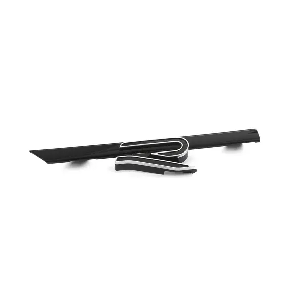 Emblem VW Golf 8 (5H) R-Line 2020 -> | Glossy Chrome / Black Glossy – bilde 3