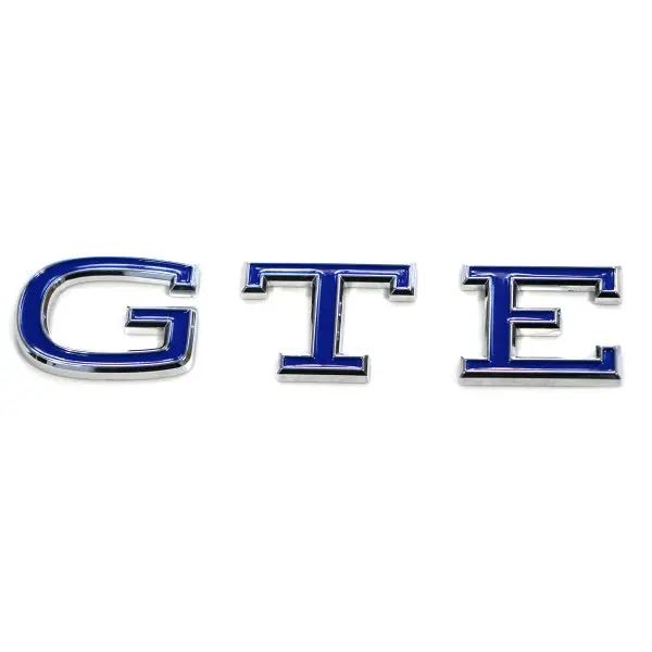 Emblem VW Golf 8 GTE | Chrome / Blue