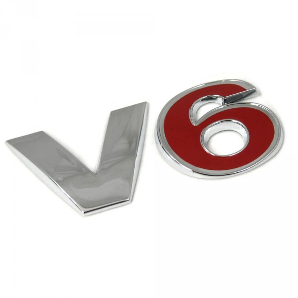 Emblem VW Golf IV 1997 - 2006 | Chrome / Red
