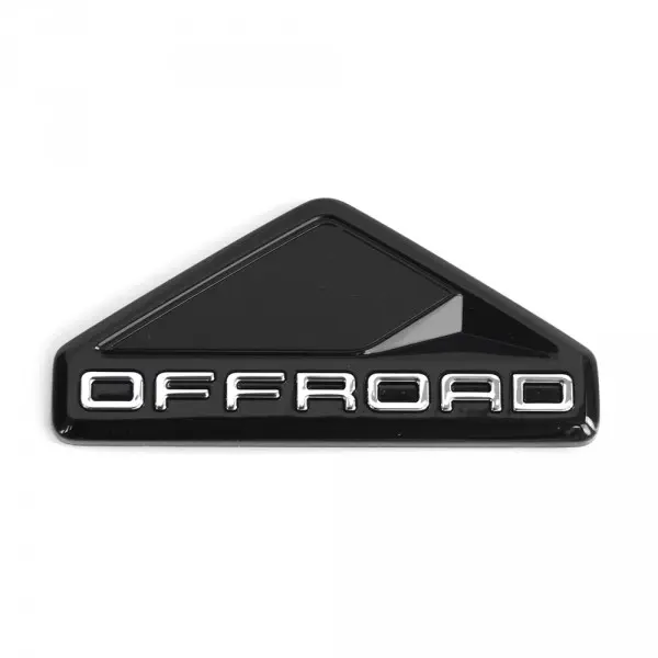 Emblem VW Offroad | Satin Black / Glossy Chrome