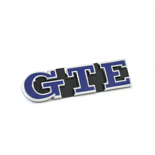 Emblem VW Passat B8 (3G) GTE 2015 -> | Chrome / Ultramarine Blue / Black