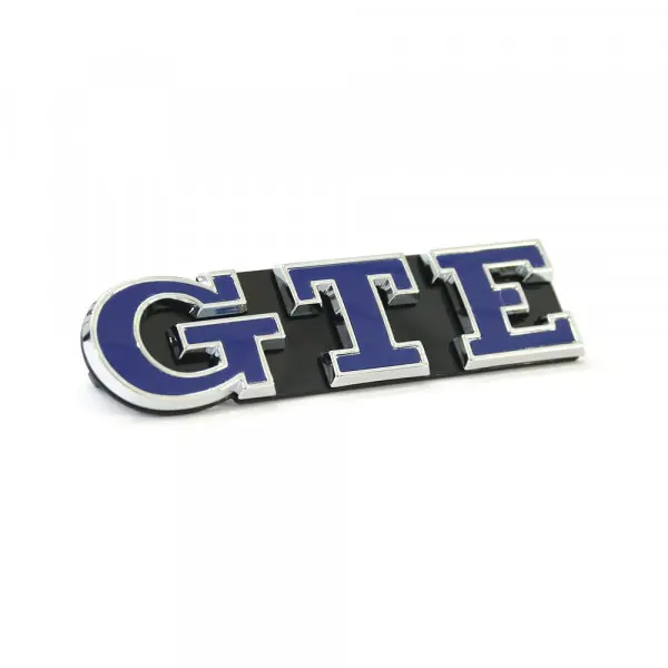 Emblem VW Passat B8 (3G) GTE 2015 -> | Chrome / Ultramarine Blue / Black – bilde 2
