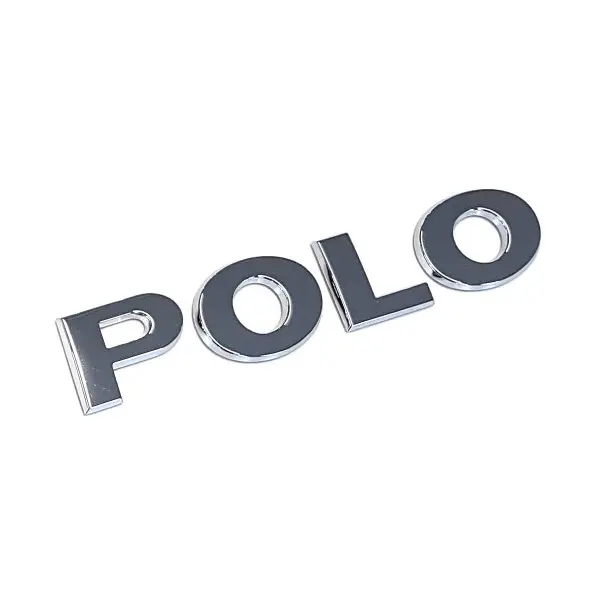 Emblem VW Polo 6 (2G/AW) 2018-> | Glossy Chrome