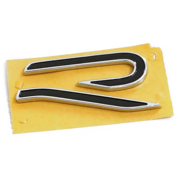 Emblem VW R | Black / Chrome