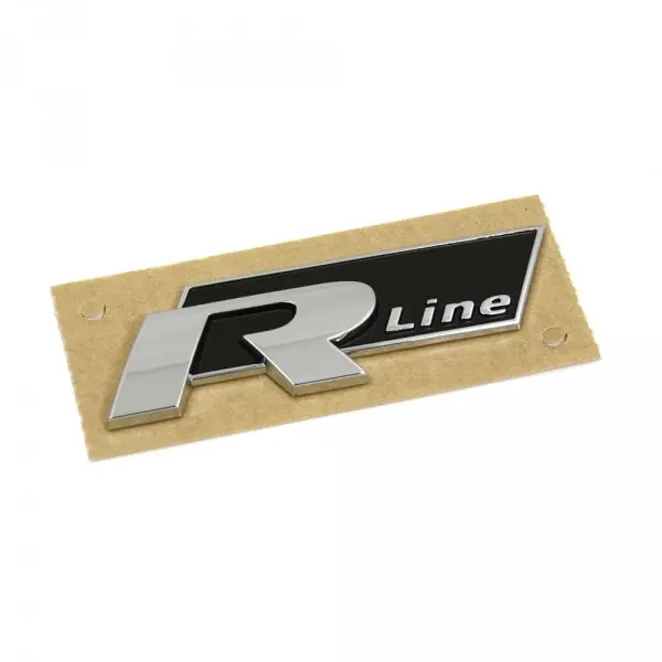 Emblem VW R Line | Chrome / Black Image 1