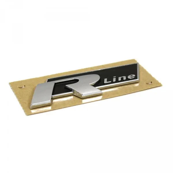 Emblem VW R Line | Chrome / Black Image 2