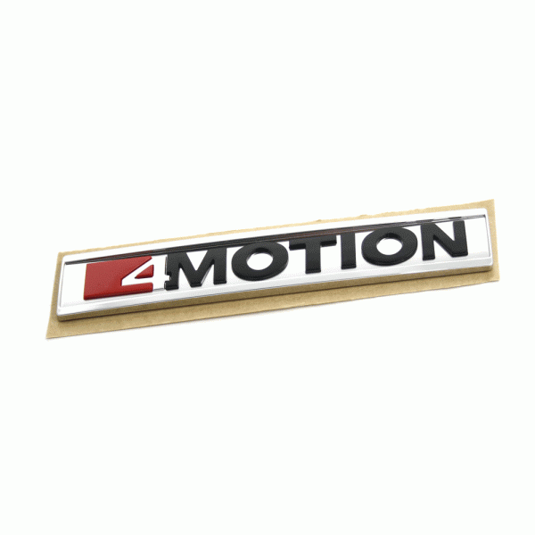 Emblem VW T6 4Motion | Black / Chrome / Aluminum / Tornado Red – bilde 2