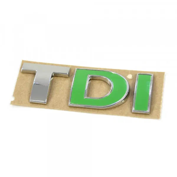 Emblem VW TDI | Chrome / Green