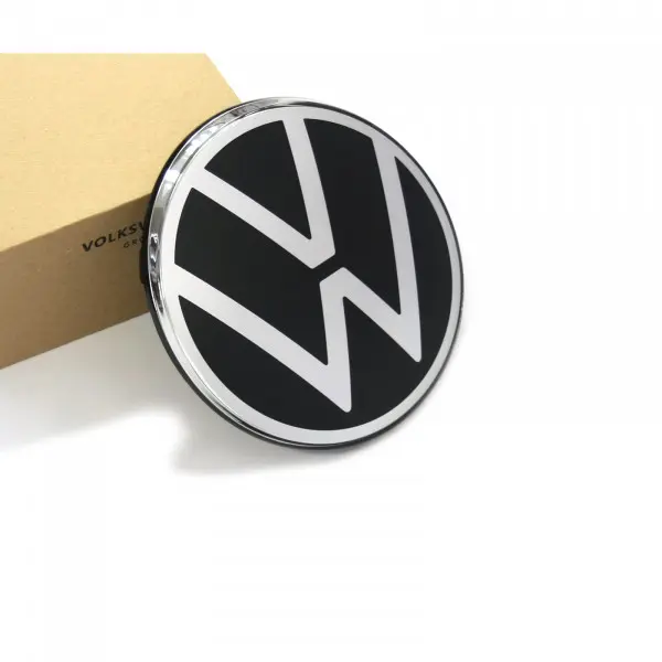 Emblem VW Touareg III (CR) 2018 - 2023 | Black Chrome Plated (Glossy)
