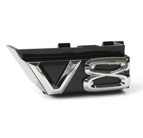 Emblem VW Touareg III (CR) 2018 - 2023 | Black / Glossy Chrome