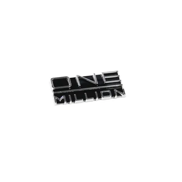 Emblem VW Touareg "ONE MILLION" | Black / Glossy Chrome