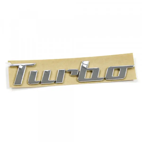 Emblem VW Turbo | Glossy Chrome