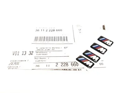 Emblemer felg BMW M-Tech M Pakke M Power - sett 4stk. Image 1