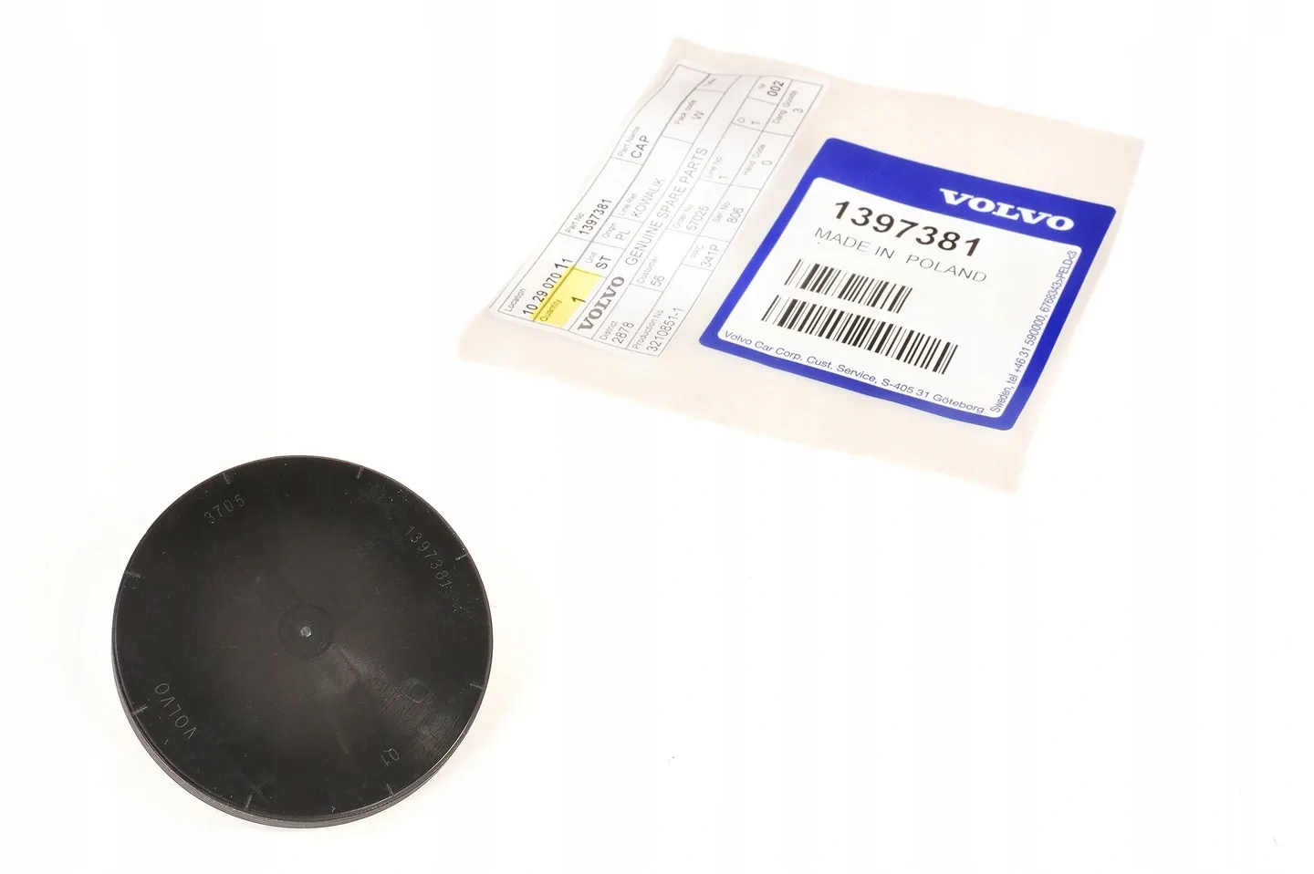 Endeplugg kamaksel Volvo Genuine® 960 S40 S60 S70 S80 S90 V40 V70 XC70 XC90 │ bensin