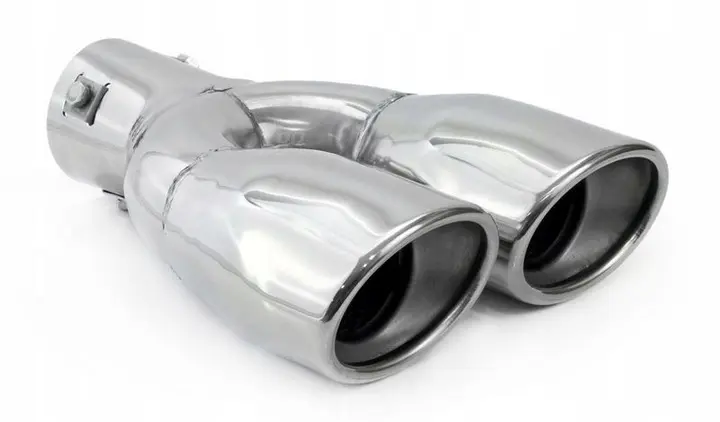 Enderør, eksos Twin Chrome tuning Image 2