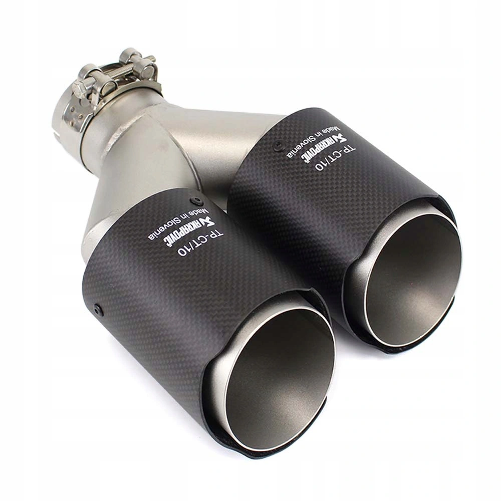 Endestuss Carbon Matt Akrapovič Racing Design │ Ø - 127 x 127 x 66 mm - sett 2 stk. – bilde 5