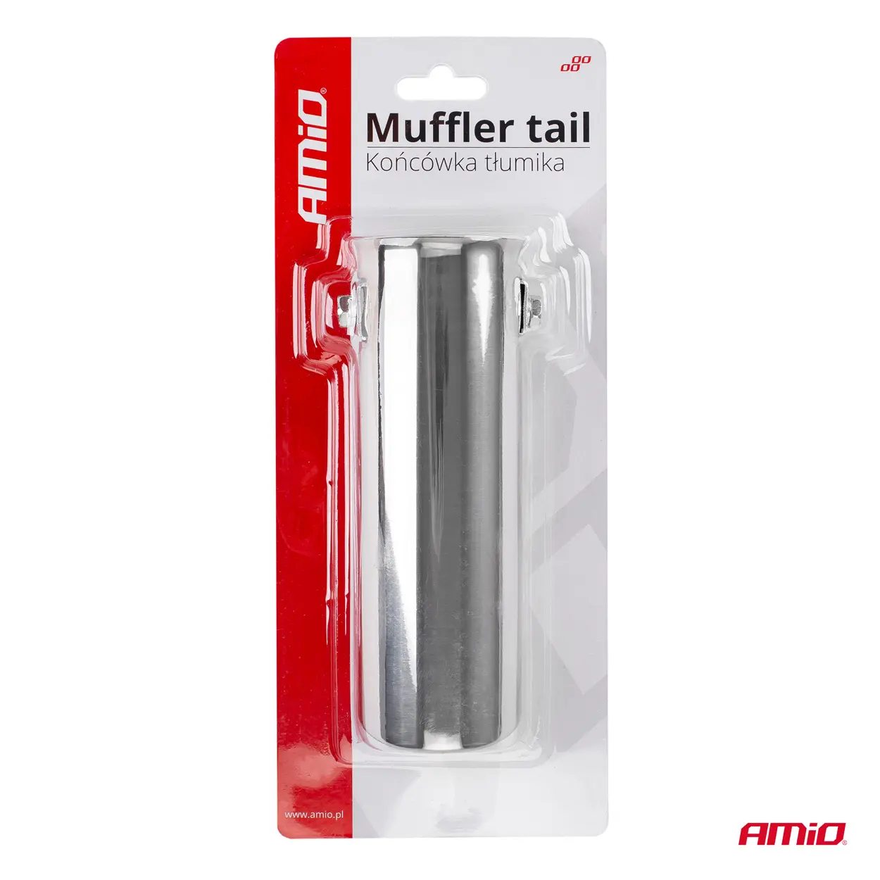 Endestuss MT 002 Chrome Rustfritt Ø - 51mm – bilde 4