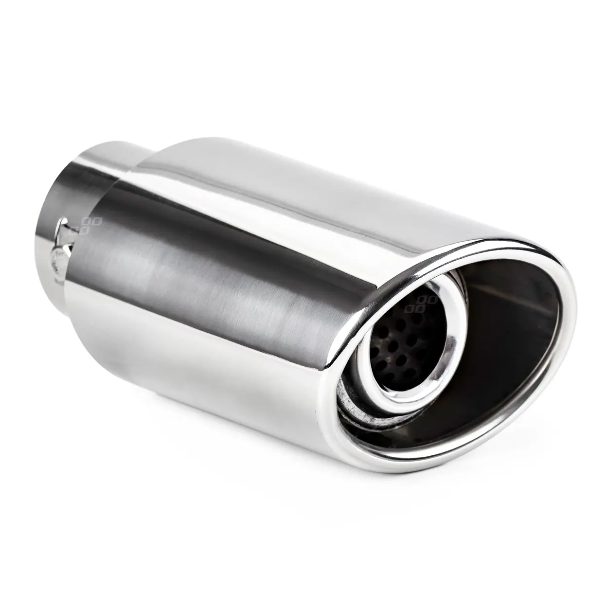 Endestuss MT 003 Oval Chrome Rustfritt Ø - 87mm x 65mm