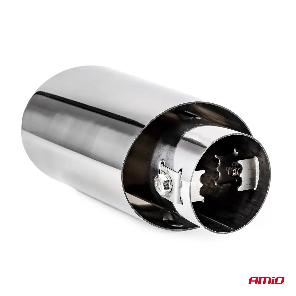 Endestuss MT 003 Oval Chrome Rustfritt Ø - 87mm x 65mm – bilde 2