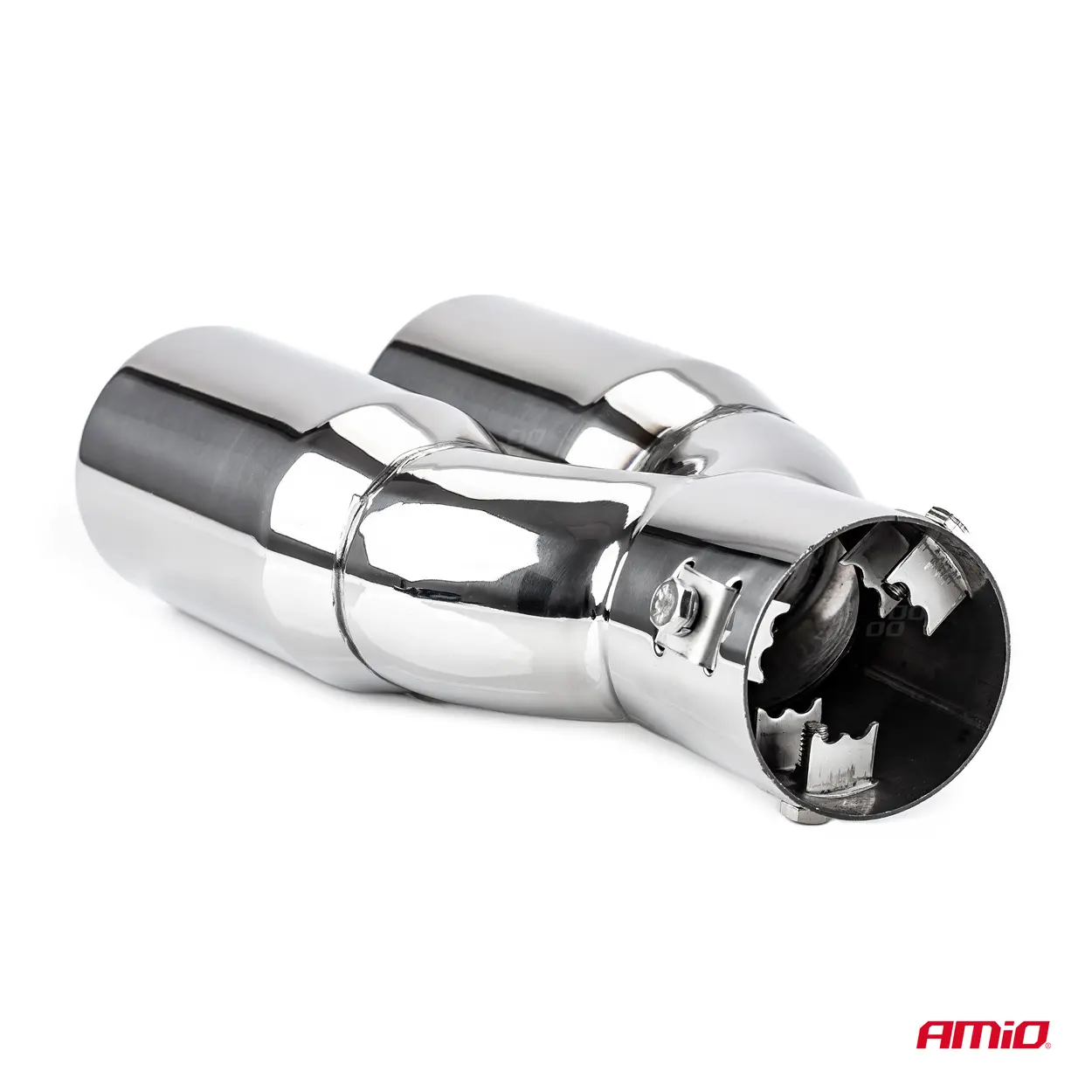 Endestuss MT 004 Chrome Rustfritt Ø - (2x 63mm) – bilde 2
