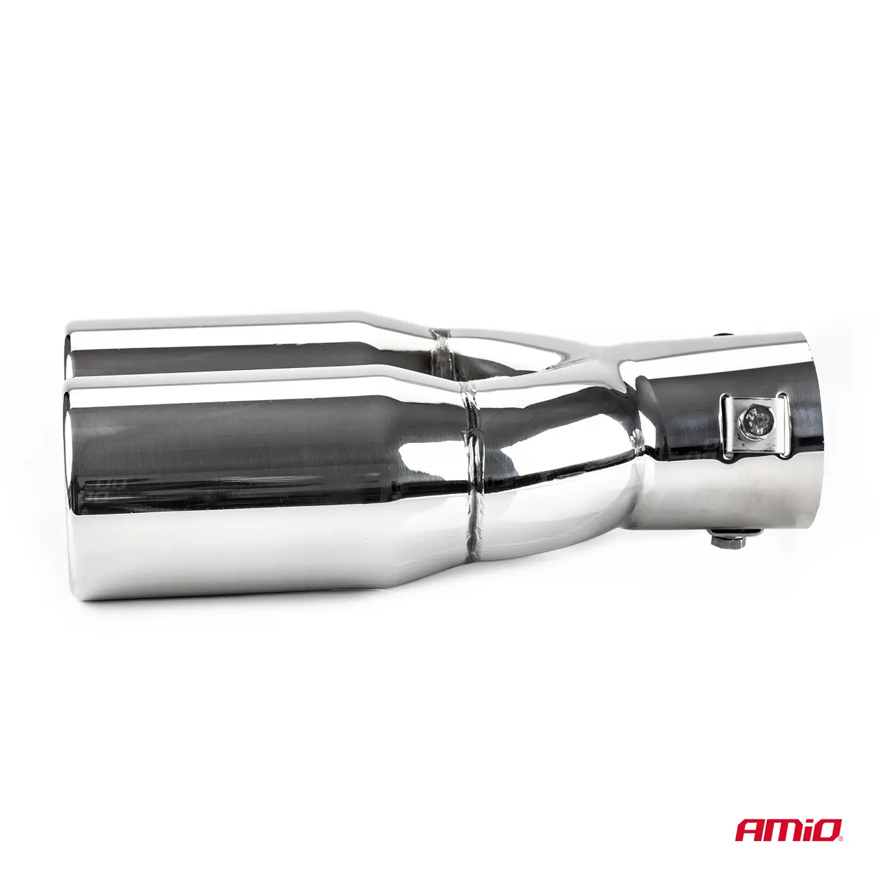 Endestuss MT 004 Chrome Rustfritt Ø - (2x 63mm) – bilde 3