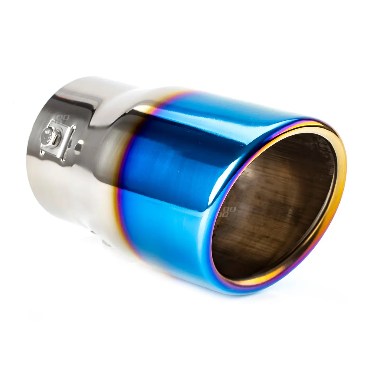 Endestuss MT 007BLC Chrome Blue Burnt Exhaust Rustfritt Ø - 90mm