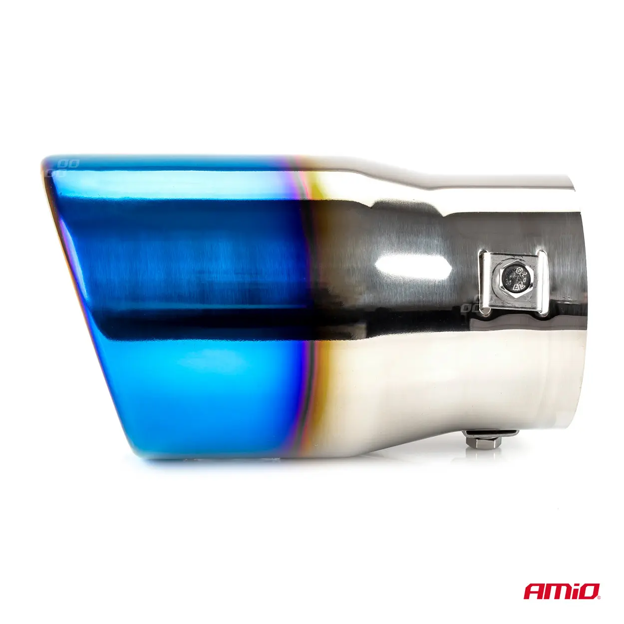 Endestuss MT 007BLC Chrome Blue Burnt Exhaust Rustfritt Ø - 90mm – bilde 3