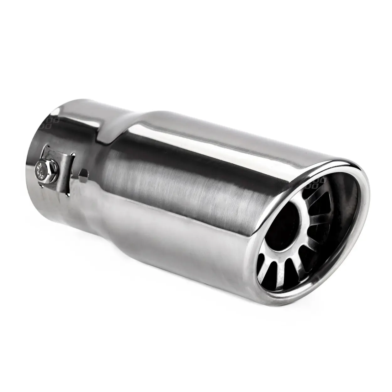 Endestuss MT 011 Chrome Rustfritt Ø - 63mm Image 1
