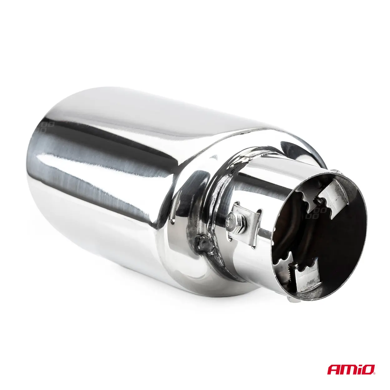 Endestuss MT 014 Oval Chrome Rustfritt Ø - 117mm – bilde 2