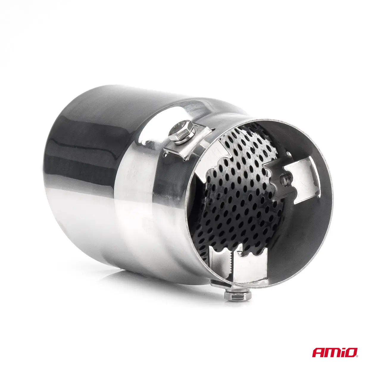 Endestuss MT 017 Chrome Rustfritt Ø - 76mm – bilde 3