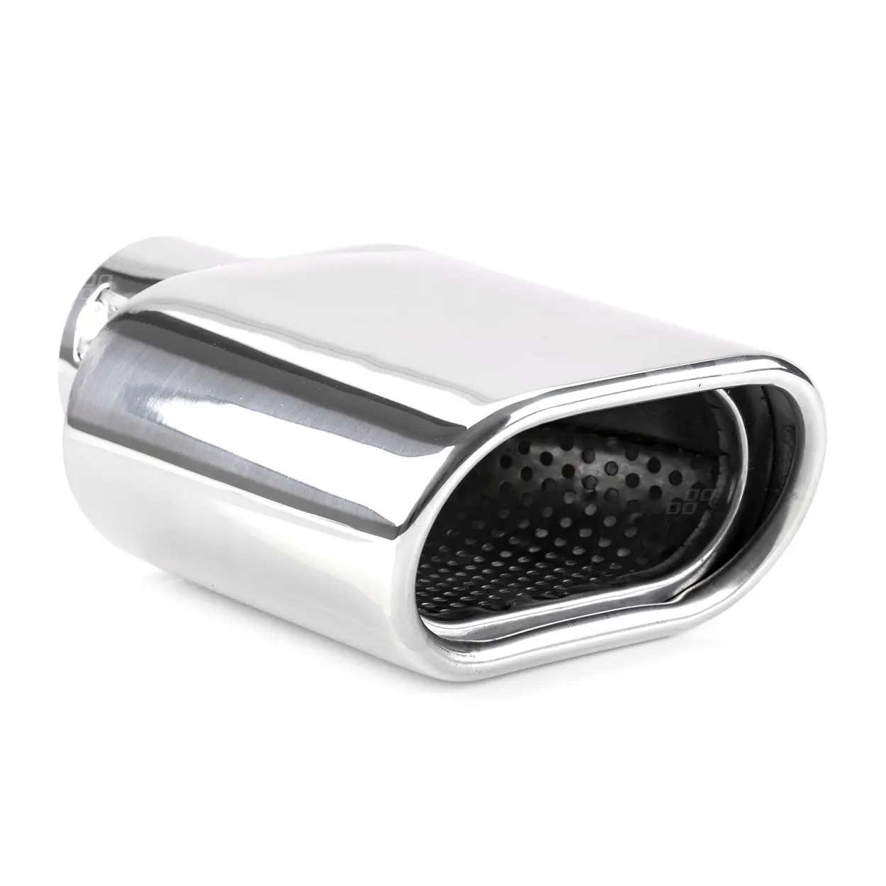 Endestuss MT 019 Chrome Rustfritt Ø - (122mm x 68mm)