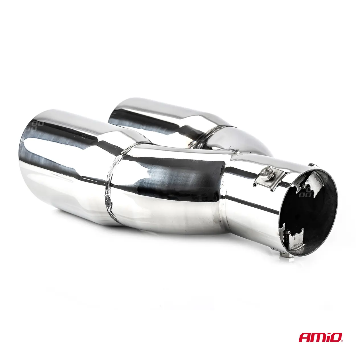 Endestuss MT 022 Chrome Rustfritt Ø - (76mm x 76mm) - (76mm x 76mm) Image 2