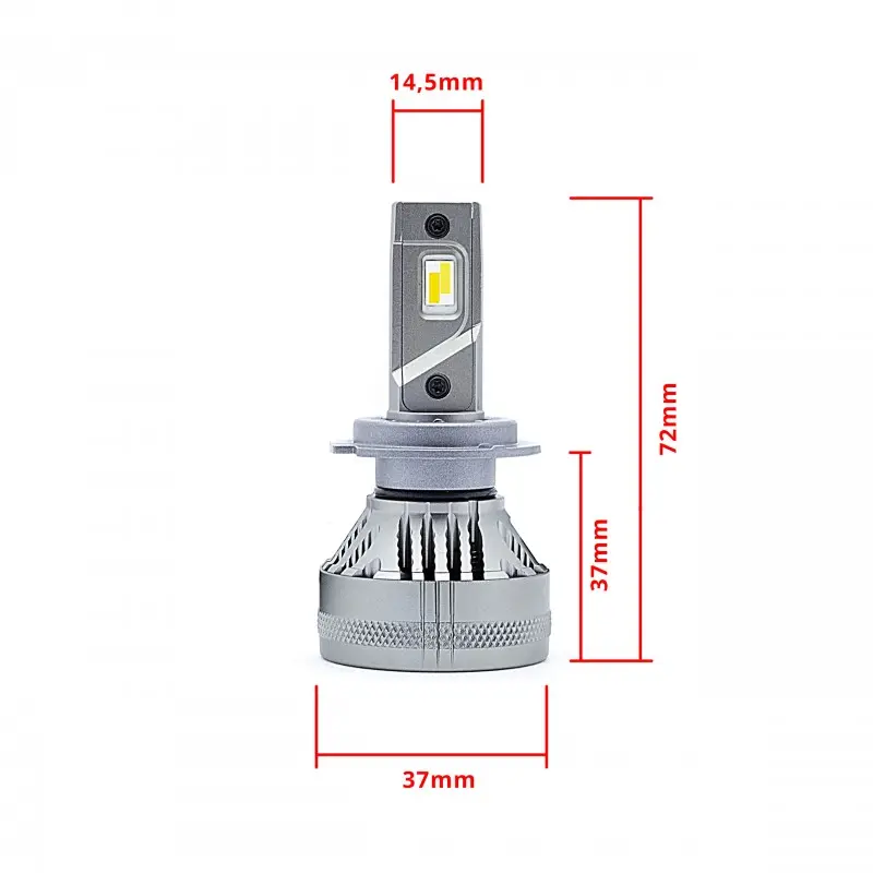 EPLH66 LED-PÆRER H7 SMART AI blyetoothstyrt CANBUS med DRL-funksjon – bilde 14
