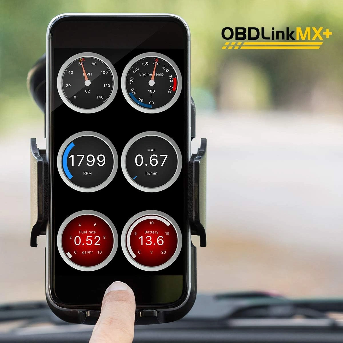 Feilkodeleser trådløs OBDLink MX+ Bluetooth OBD2 diagnoseadapter │ Android / iOS / Windows │ rask og stabil – bilde 13