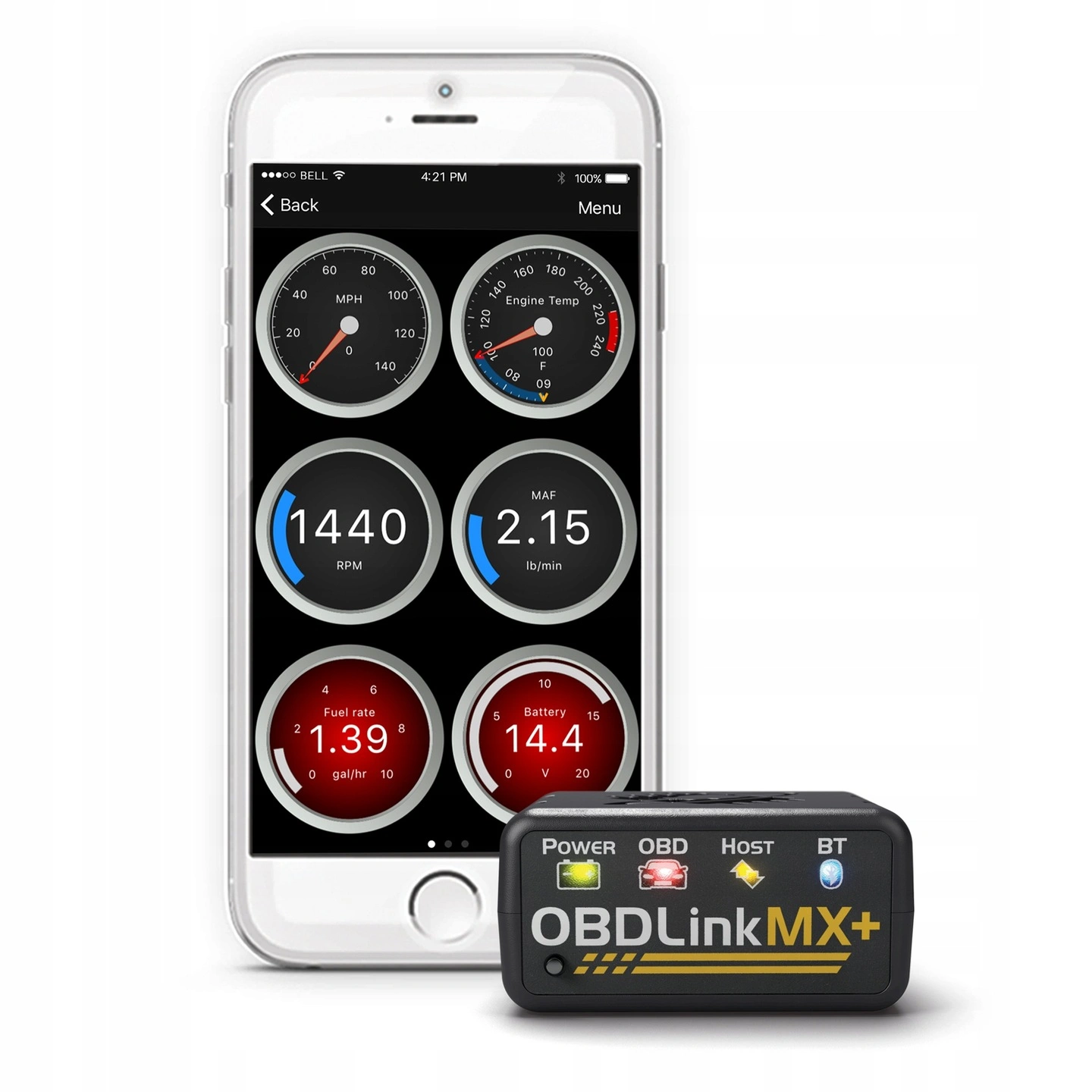 Feilkodeleser trådløs OBDLink MX+ Bluetooth OBD2 diagnoseadapter │ Android / iOS / Windows │ rask og stabil – bilde 5