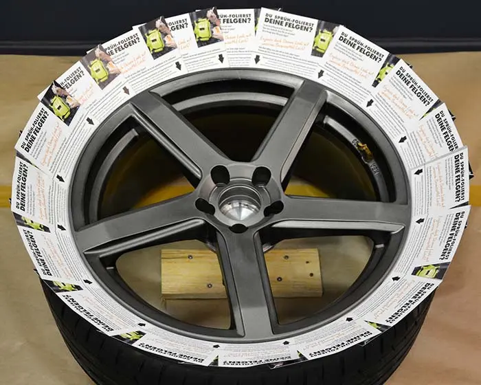 Felglakk Foliatec Rim Kit 2C Spray Paint | Spraylakk sett Black Glossy Image 18