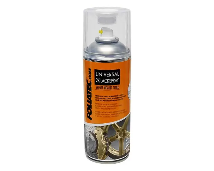Felglakk Foliatec Rim Kit 2C Spray Paint  | Spraylakk sett Bronse Metallic Glossy Image 2