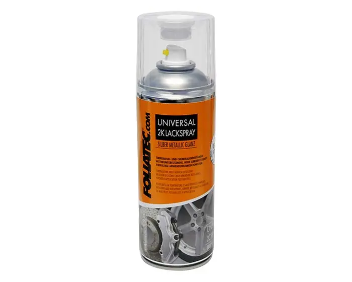 Felglakk Foliatec Rim Kit 2C Spray Paint  | Spraylakk sett Silver Metalic Glossy  Image 2