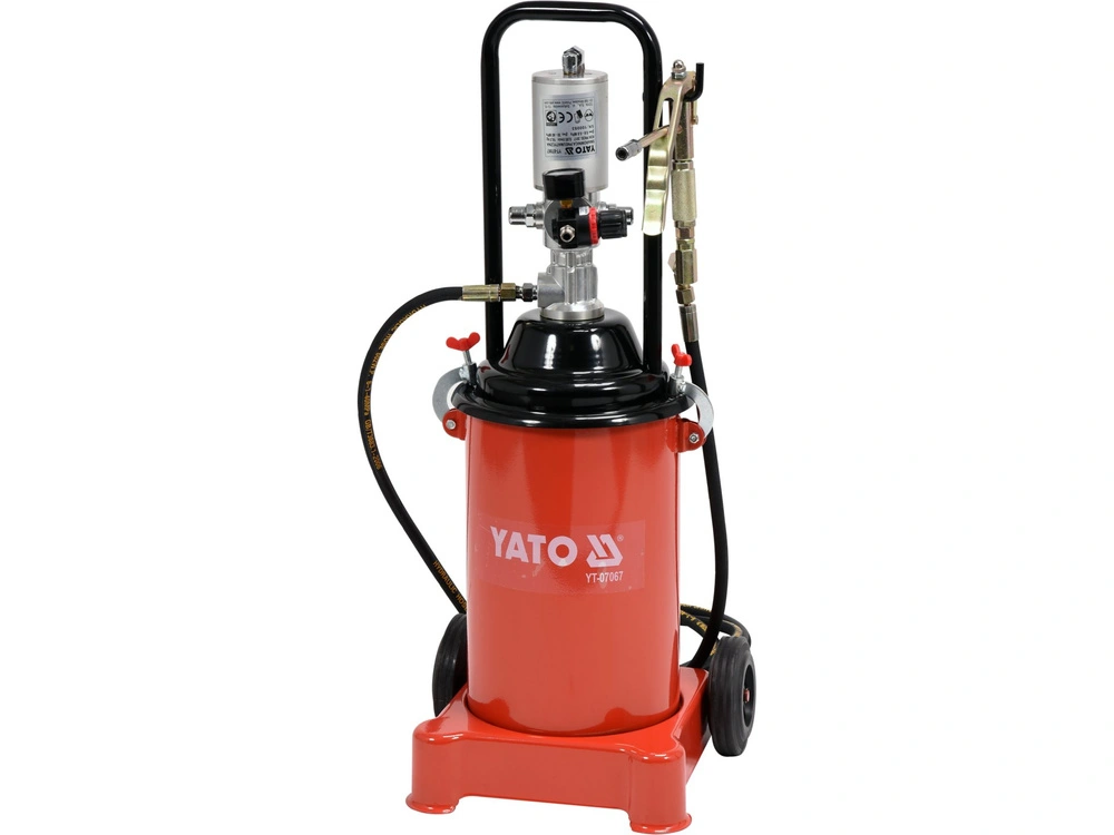 Fettpresse Pneumatisk fettpumpe trykkluftdrevet 12L – YATO