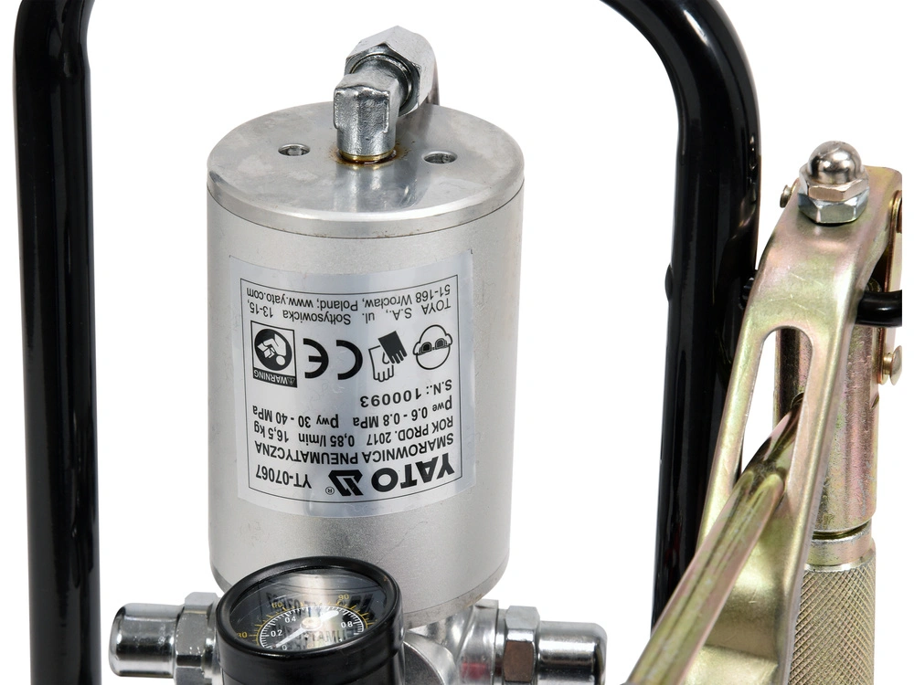Fettpresse Pneumatisk fettpumpe trykkluftdrevet 12L – YATO – bilde 3