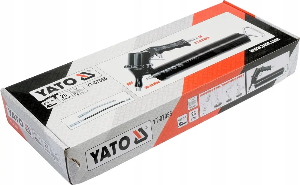 Fettpresse, pneumatisk Yato – bilde 2