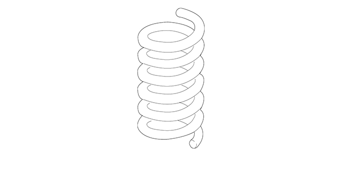 Fjær BMW 5 (F10/F11) M 550 d xDrive │ framaksel Genuine® Front Coil Spring – bilde 3