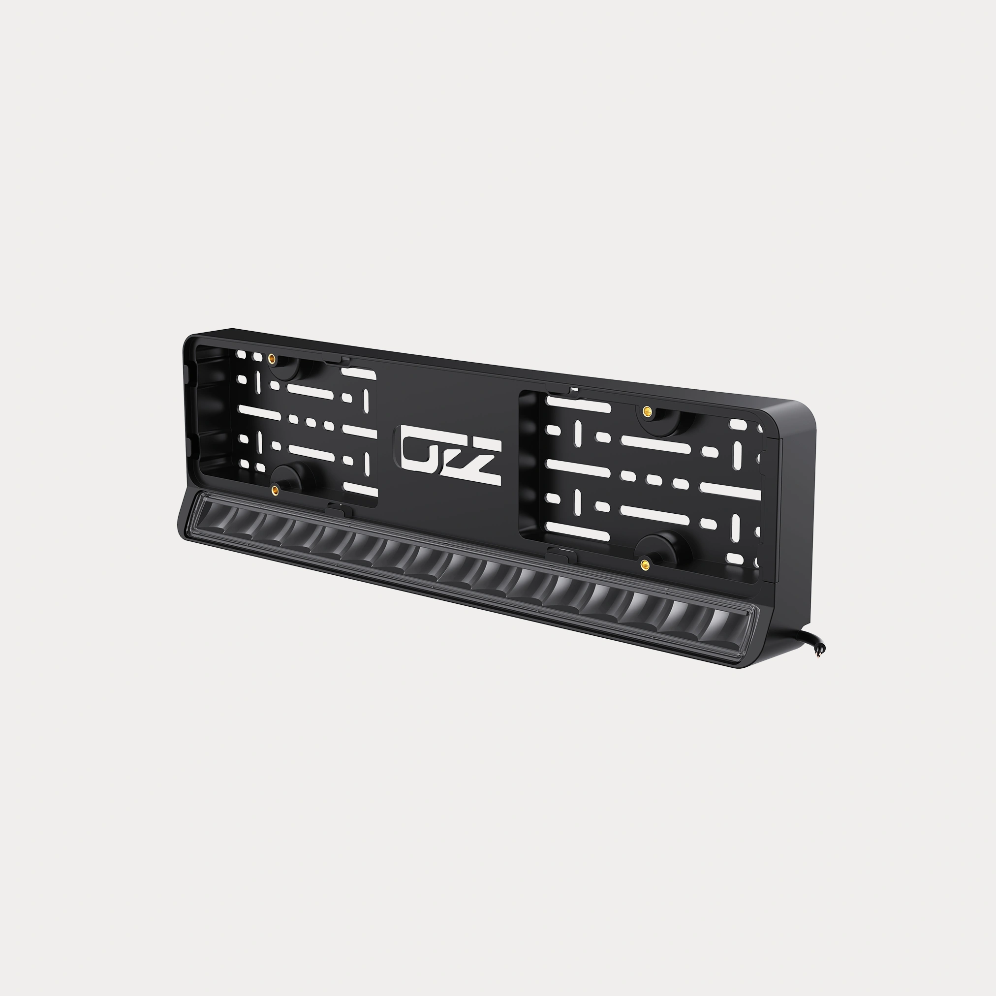 Fjernlys LED Lysbjelke OZZ LP1 – 21.1" / 53,5 cm – Integrert i skiltplate – Driving beam