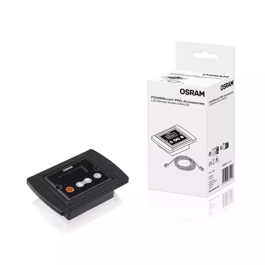 Fjernskjerm Osram LCD Remote Screen │ Tilbehør for POWERinvert PRO