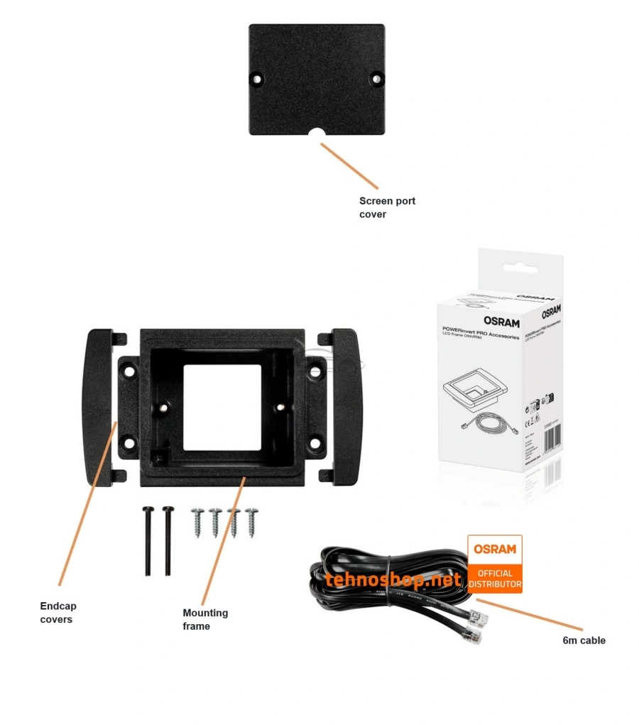Fjernskjerm Osram LCD Remote Screen │ Tilbehør for POWERinvert PRO – bilde 5