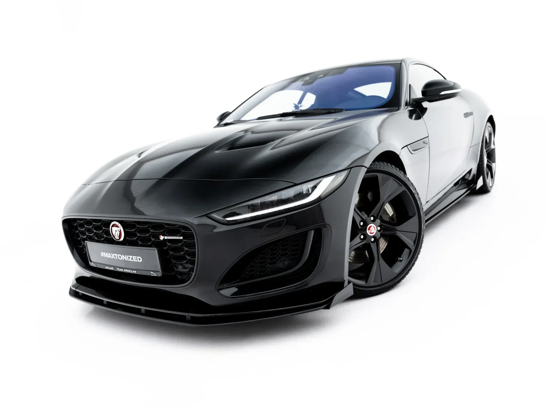 Flaps + Frontspoiler Jaguar F-Type (X152) Facelift 2 2020 - 2024 | Street Pro Glossy Black Edition – bilde 6