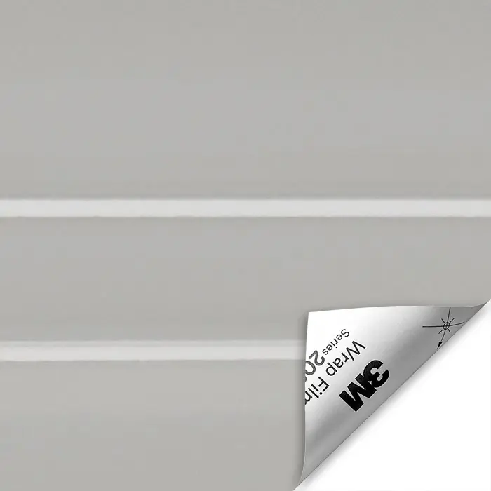 Folie HG31 Grå Blank | 3M High Gloss Storm Grey Wrap Film - 150 cm x 100 cm Image 3
