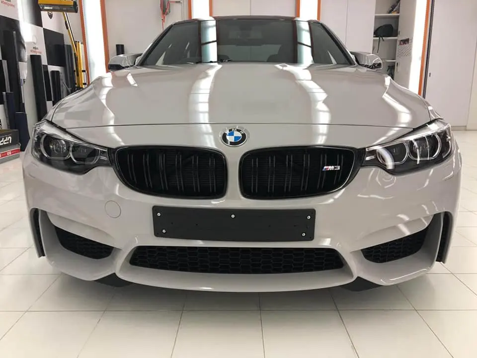 Folie HG31 Grå Blank | 3M High Gloss Storm Grey Wrap Film - 150 cm x 100 cm Image 5